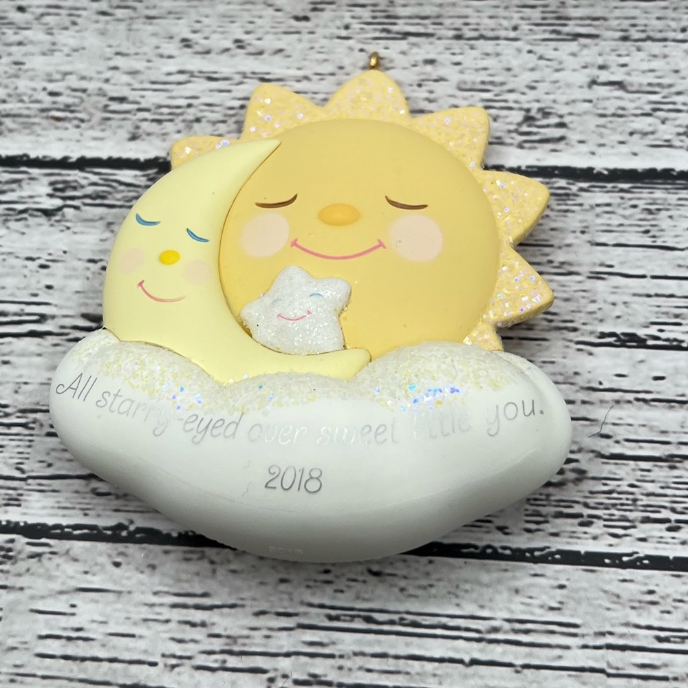 Hallmark Christmas Ornament All Starry Eye Over Sweet Little You 2018